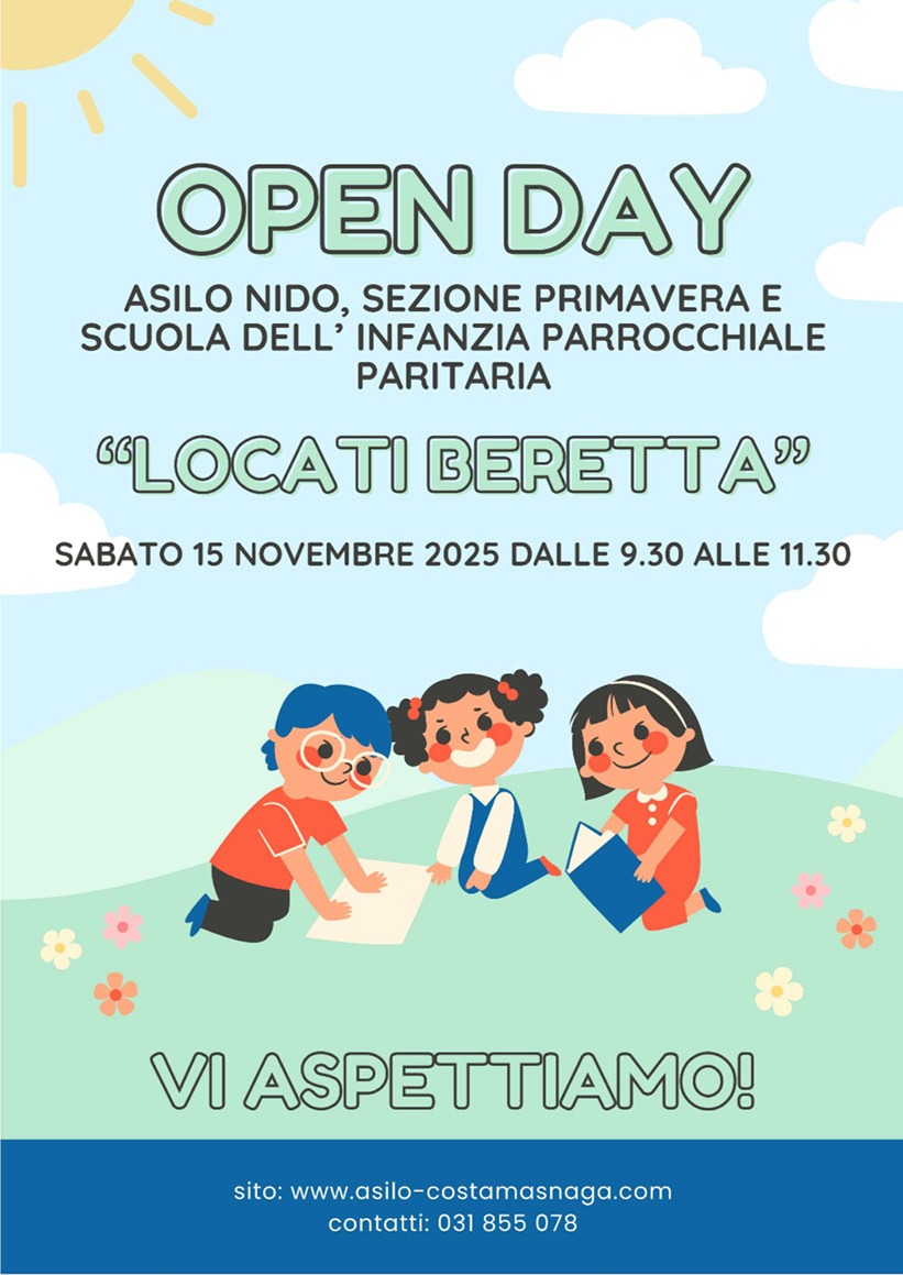 LOCANDINA OPEN DAY 2025